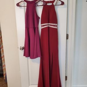 2 Formal Dresses for $30